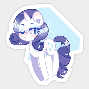 Rarity Wink Sticker